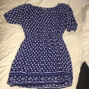 Blue baby doll dress